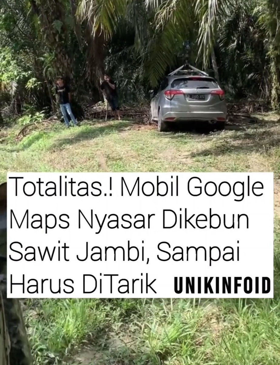 sosmedkeras's tweet photo. Kok bisa? Kenapa ga pake google maps aja bang? https://t.co/qAxNhoIF3r