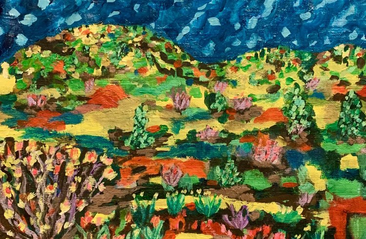 #18x24 #LandscapeonLinen #WomanArtist #VacationArt #ColoradoArt #ArtCollector #Curator  #myartwork