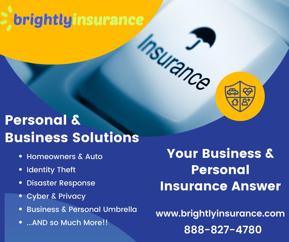 #DYK you can buy both #commercial and REAL #personal #cyber #insurance bundled with great services through Brightly Insurance? Check it out!
brightlyinsurance.com FAST - COMPETITIVE - AFFORDABLE
#CyberSecurity #Tech #Protect #Risk #Services #CSuite #Business