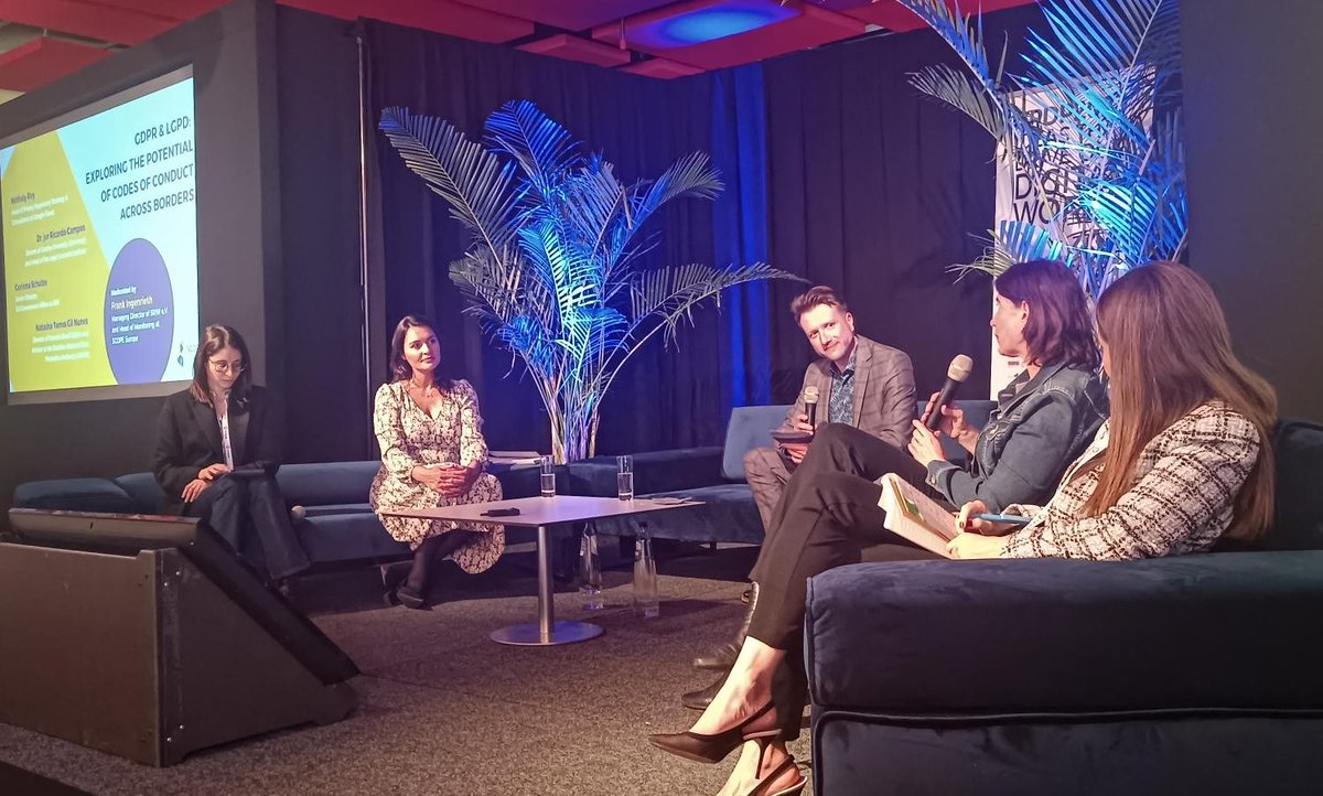 Just last Friday, <a href="/TwitFILaw/">Frank Ingenrieth LLM</a>,  moderated a panel discussion at the <a href="/CPDPconferences/">CPDP Conferences</a>!

🙌A big thanks to all the panelists: <a href="/nathalyrey/">Nathaly Rey</a>, Corinna Schulze, <a href="/LauraWiefeld/">Laura Wiesenfeld</a> and <a href="/nunesnat/">Natasha Torres Gil Nunes</a> 

It was truly an eye-opening discussion. Until next time!
#CPDP2023  #GDPR #LGPD #DataProtection