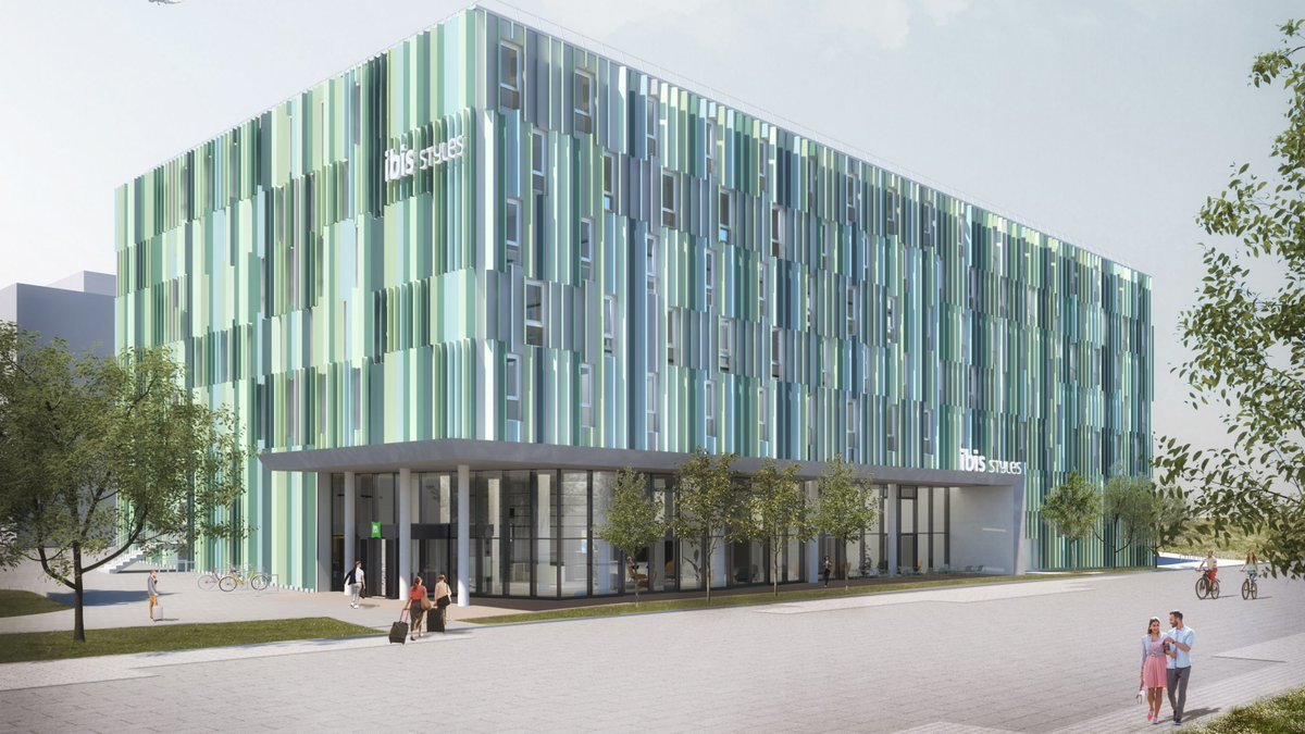 MUC_Airport's tweet photo. New Hotel west of the airport:
#Groundbreaking ceremony for new ibis Styles at Munich Airport
https://t.co/YCZYtScui2
#MPress #PremiumHub
Rendering: ©Architekt Consult ZT GmbH https://t.co/IBf4tnrolw