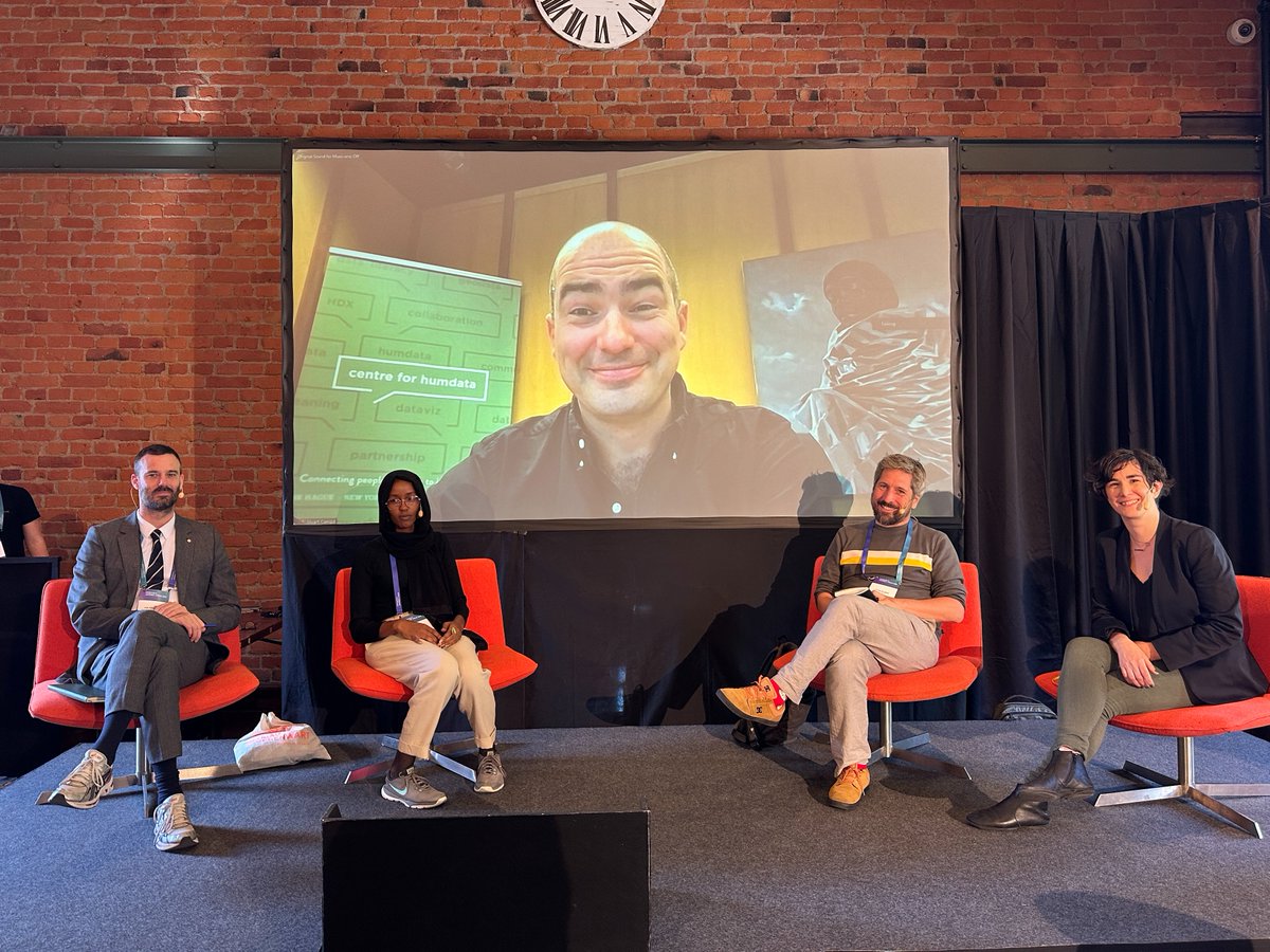 Starting now at #SIF23
<a href="/fxinternet/">Sthlm Internet Forum</a> - panel on "Responsible use of data in humanitarian action" <a href="/Roon_jamal/">MJ🌸</a> from
<a href="/Haki_na_Sheria/">Haki na Sheria</a>, 
<a href="/PStollICRC/">Philippe Stoll</a> from the <a href="/ICRC/">ICRC</a> <a href="/stucampo/">Stuart Campo</a> from  <a href="/humdata/">OCHA Centre for Humanitarian Data</a>,
@Stttijn from <a href="/Internews/">Internews</a> and with <a href="/ilia_siatitsa/">Ilia Siatitsa</a> from PI.