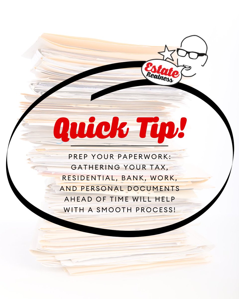 Avoid delays in the home buying process by gathering your paperwork ahead of time! Trust me - you'll thank me later! 📝🏡💪
#chicago #chicagofun #chicagolife #chicagohomes #steveabrams #steveabramsrealestate  #lgbtqrealtor# #lgtbq+ #chicagobroker #artsy #fun #breakingthenorm