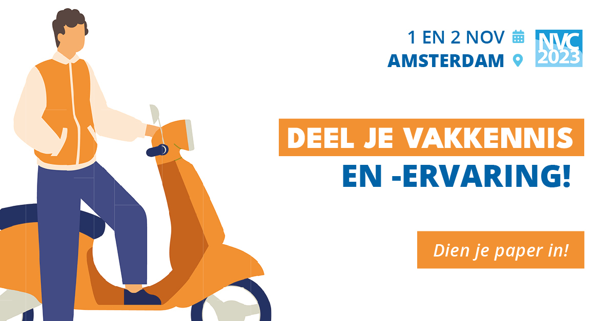 LAST CALL 📣 | Vandaag is de laatste kans om je paper in te dienen! We nodigen je van harte uit bij te dragen aan het programma van het Nationaal Verkeerskundecongres op 2 november.

Dien vandaag je paper in via bit.ly/43PVSqT.

#nvc #verkeerskundecongres #verkeerskunde