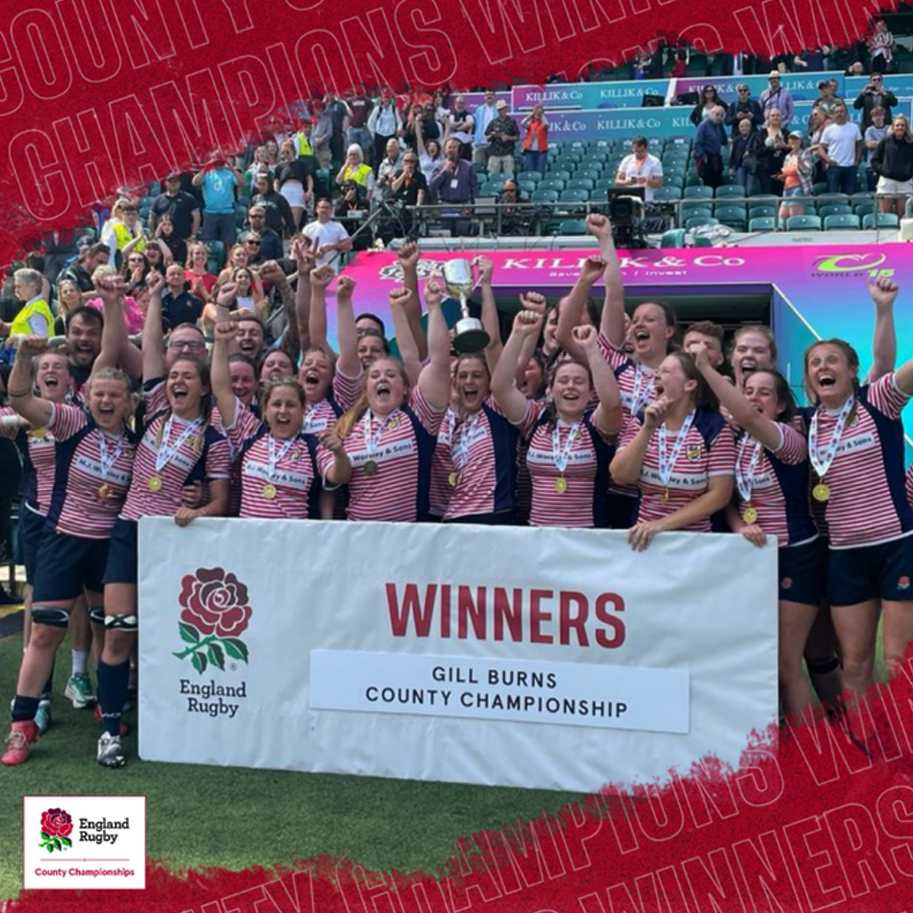 Congratulations to the @lancashirerugby women's team who beat Buckinghamshire 25-15 at the weekend, to win the Gill Burns County Championship title🏆

Commiserations to the men’s team who lost 37-39 to Kent🏉

#adm #makeityours #LancashireRugby #rugbyfinal #twickenham