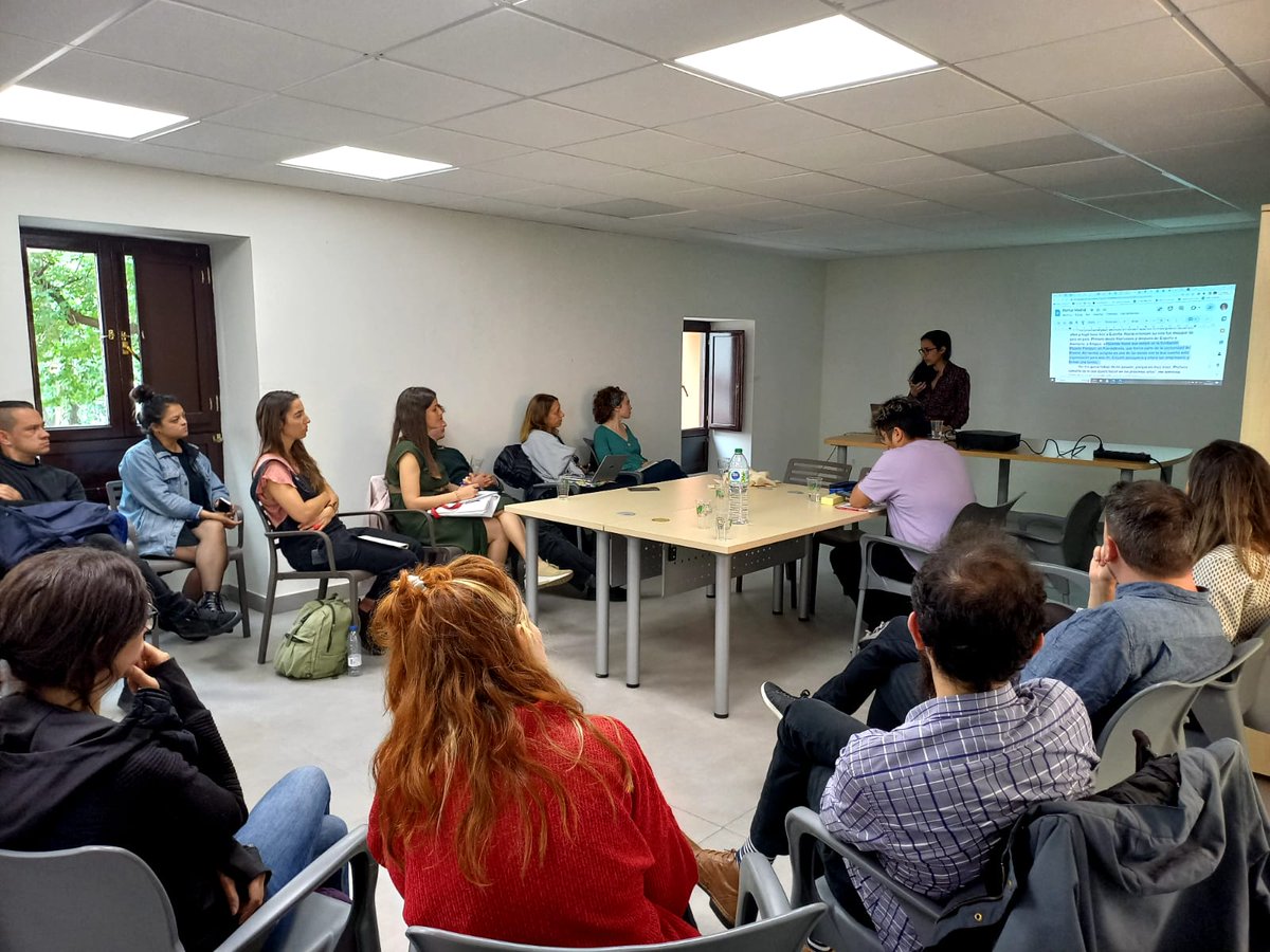 daniwizen's tweet photo. After the @revistalate workshop in Madrid last week with @martin_caparros, a networking event supported by @journalismfund about possible environmental investigations: potential cross-border collaborations between Latin America and Europe. https://t.co/QVha6tJJ9g