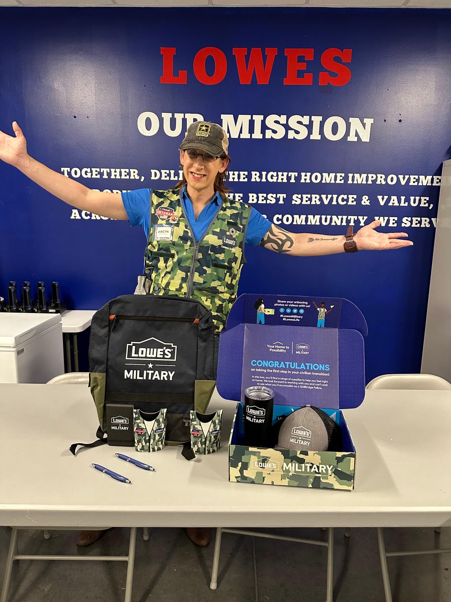 “After 22 years in @USArmy, I learned it’s important to diversify one’s skill set. I was interested in learning the leadership and management techniques that @Lowes could teach me, and the SkillBridge Program brought me that opportunity.'

- Avacyn M.
#LowesMilitary