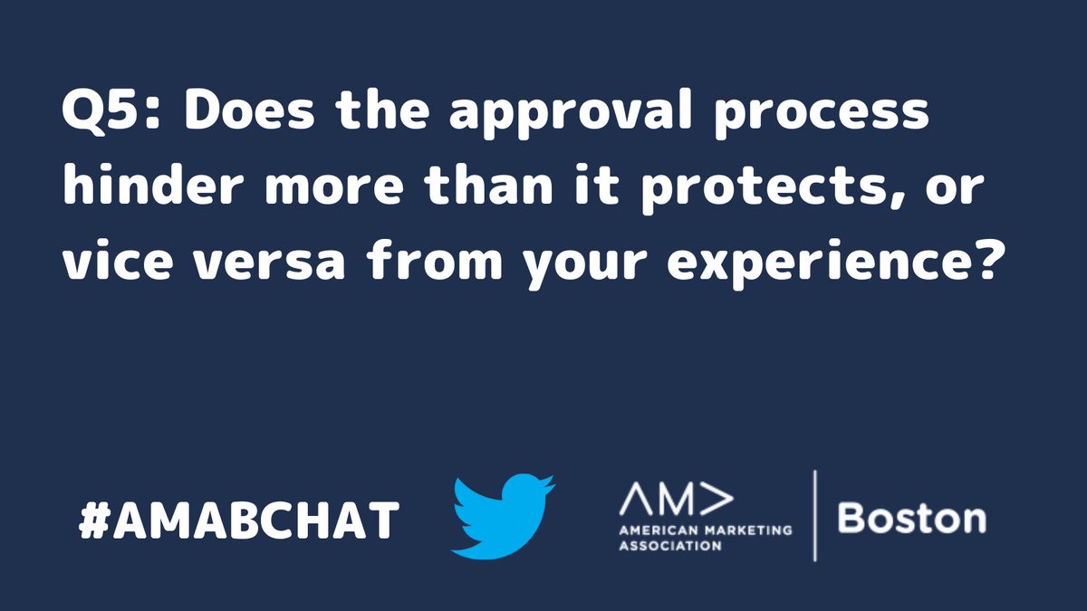 amaBoston's tweet photo. '@Tony_Wells_ love this approach, basically don't put all your eggs in one basket and keep exploring as much as bandwidth and budgets allow. 

Q5: With your experience in many large brands what's your feeling on the approval process for folks coming up on Q3? 

#AMABCHAT https://t.co/SbqQt36j52