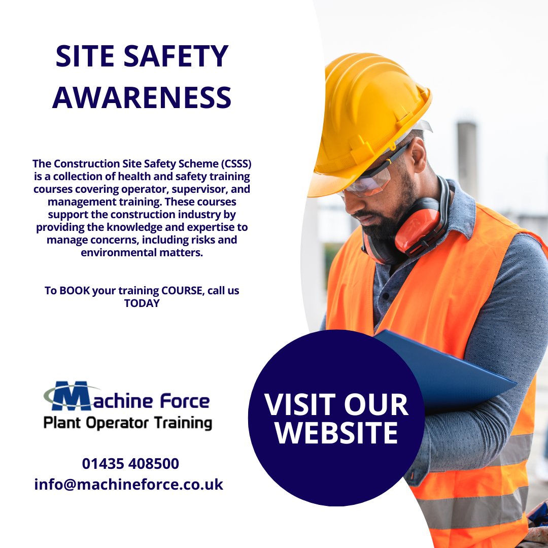 Machine_Force's tweet photo. Construction Site Safety Scheme

Find out more HERE: https://t.co/Ty4MmhfThy

#trainingcourses #training #trainers #worktraining #workcourses #planttraining #forklifttraining #excavatortraining #NPORS #telehandlertraining #kent #eastsussex #southwest #machineforce https://t.co/yCeeeDZzVB
