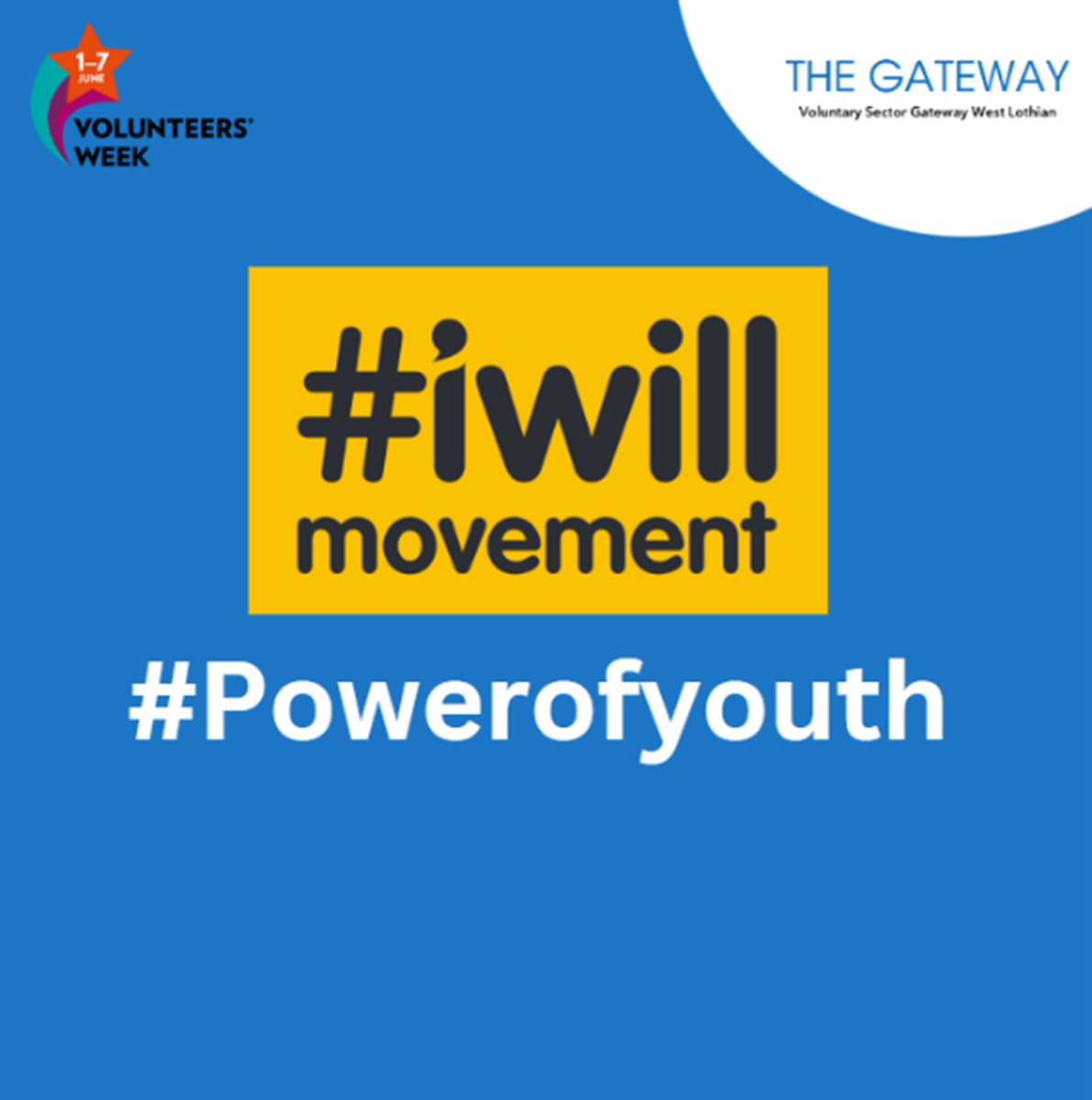 #VolunteersWeekScot Day 6! 🥳

Day 6 coincides with the #PowerOfYouth Day and we would like to take this opportunity say a huge #THANKYOU to the incredible young people who dedicate their time to making a difference!

#iWiLL