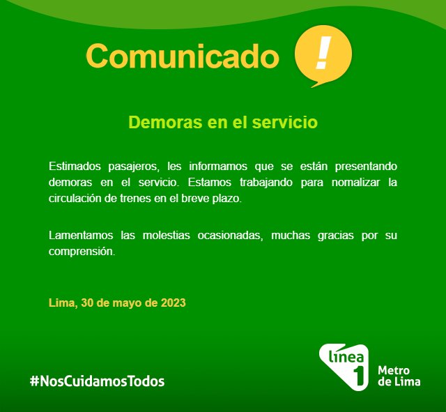 #LÍNEA1Informa