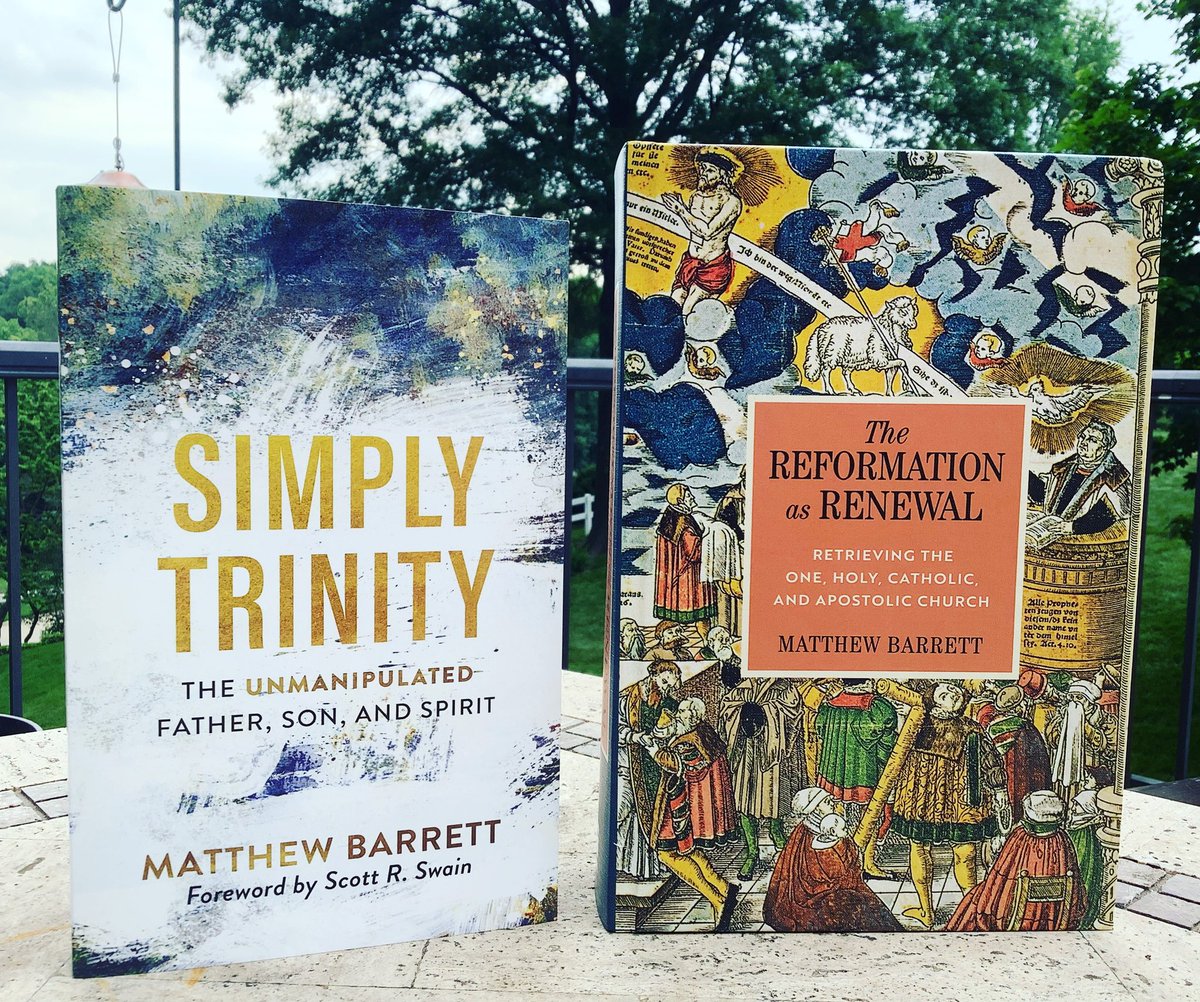 GIVEAWAY

This Sunday is Trinity Sunday! May both books help you retrieve the Trinity of the one, holy, catholic, and apostolic church. Stay faithful to the Trinity of Nicene orthodoxy this week.

Follow. Retweet. Like. 

And win.
amazon.com/Reformation-Re…