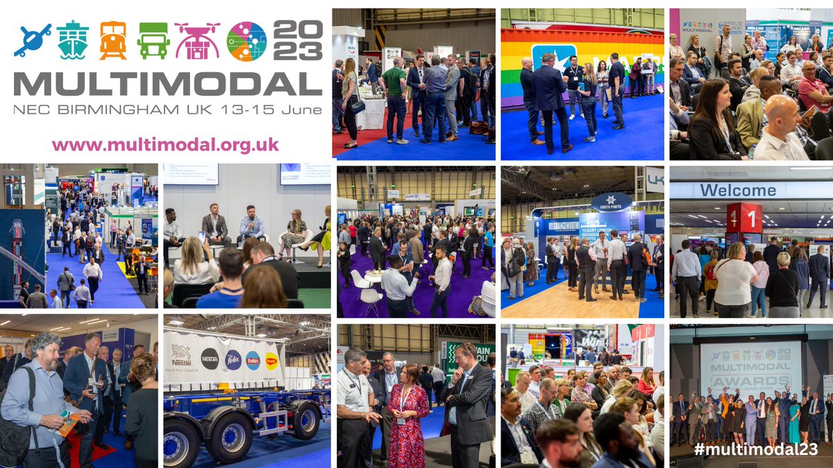 multimodal's tweet photo. 👉Less than 2 weeks until Multimodal 2023😊🥳

Network with market leading exhibitors from across your Industry

Register in advance for free, print off your badge &amp; walk straight in. No queuing!🚶🚶‍♀️

For more information: https://t.co/7BIuEfVkcD

#multimodal23 #SupplyChain https://t.co/D1slHcmgfH