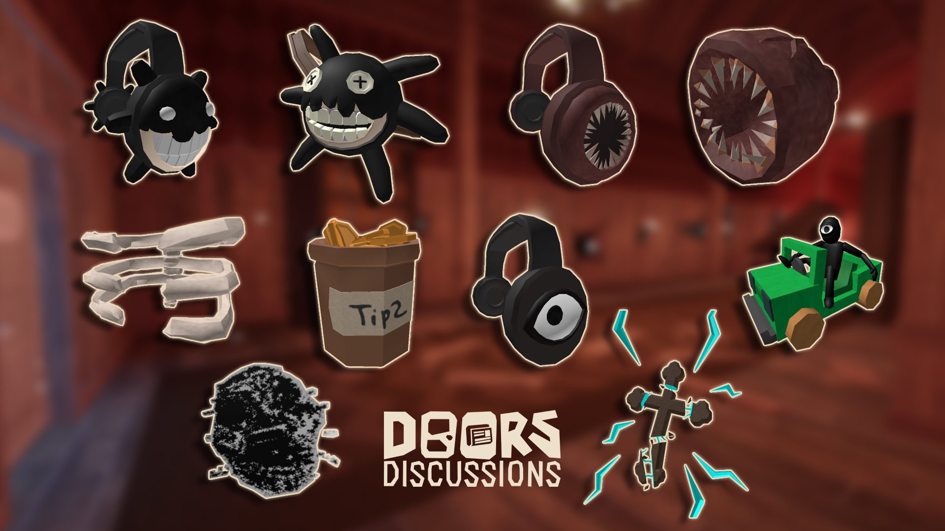 DOORS Discussions on X: 🚪 DOORS UGC ITEMS Wave 3 of the UGC items has  been uploaded to the Roblox Avatar Shop. ➡️ Screech Headphones ➡️ Screech  Bag ➡️ Figure Headphones ➡️