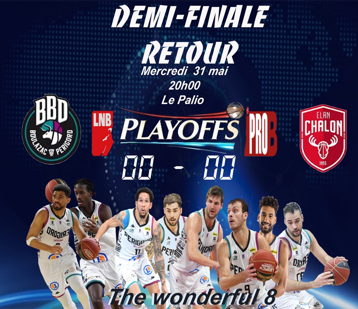 JfpPhilippon's tweet photo. PLAYOFFS PRO B
1/2 finale retour
BOULAZAC vs CHÂLON/SAÔNE
40 minutes, c'est ce qui manque pour  pousser notre rêve plus avant. Après le match référence vécu dimanche avec Olivier Cortale retrouvé avec 35 d'évaluation il a manqué au #BBD un dernier souffle pour éviter la défaite. https://t.co/RcMLzAQSGb