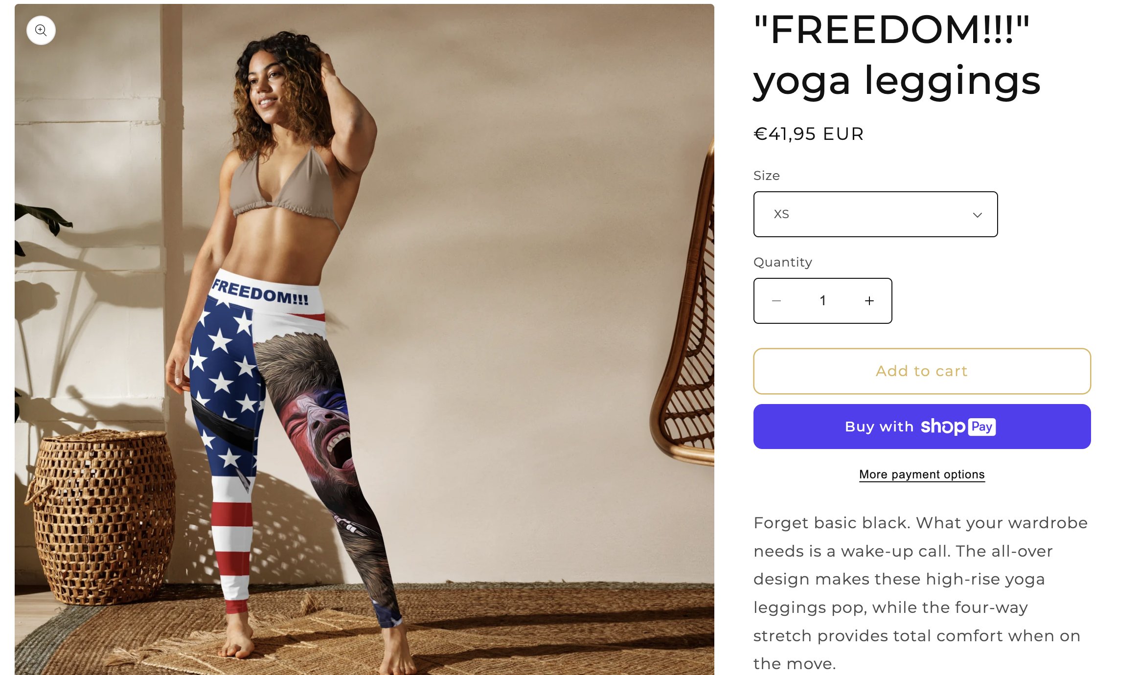 David Gilbert on X: The QAnon Shaman is out of prison, so of course he's  now selling yoga leggings with his face on them.    / X