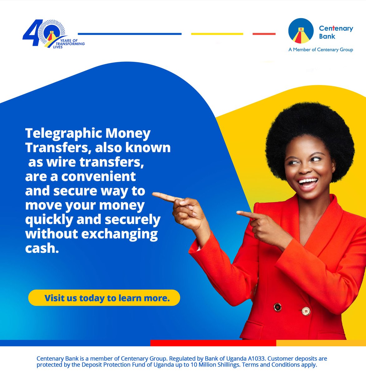 Centenary Bank on Twitter "Sending funds outside the country? Do it