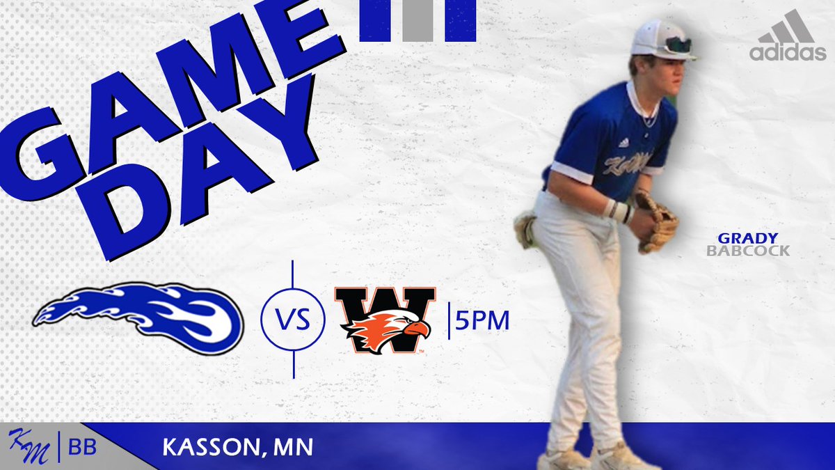 PLAYOFFS!
⚾️ KoMets vs Winhawks
🗓️ May 30, 2023
⏰ 5:00 PM
📍 Kasson, MN
🏟️ K-M HS
⭐️ Section 1AAA Elimination Game