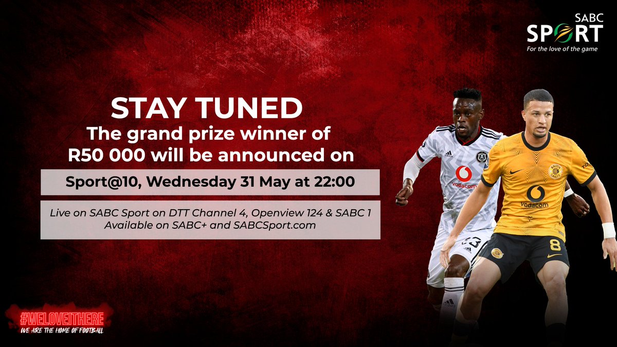 SABC Sport on Twitter "🚨 SABC SPORT & VODAPAY COMPETITION WINNER