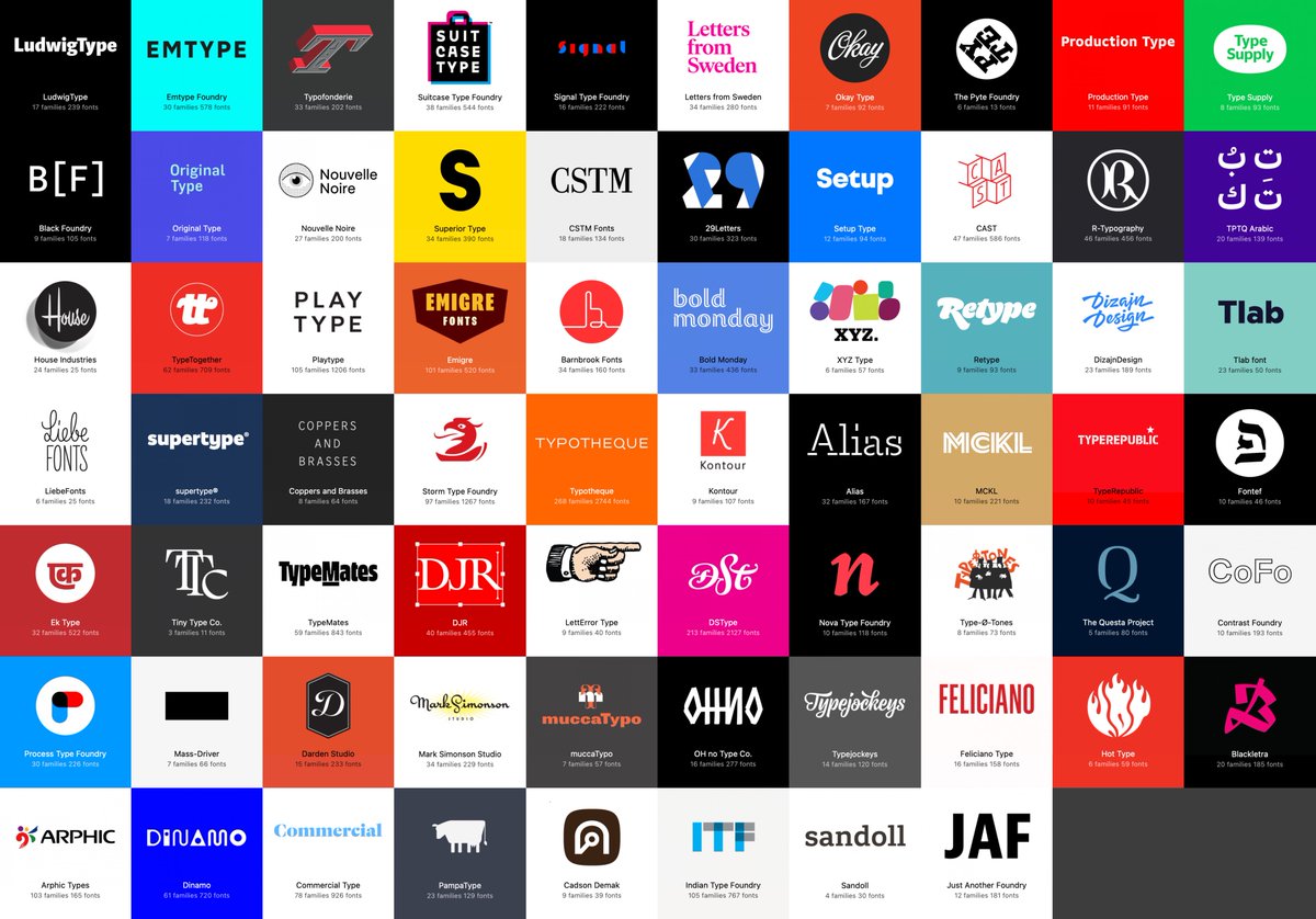 Do you have a favorite font foundry?
Complete our quick survey for a chance to win a free ticket to the Typographics Conference in New York, June 16-17, 2023.
fontstand.com/favoritefoundry