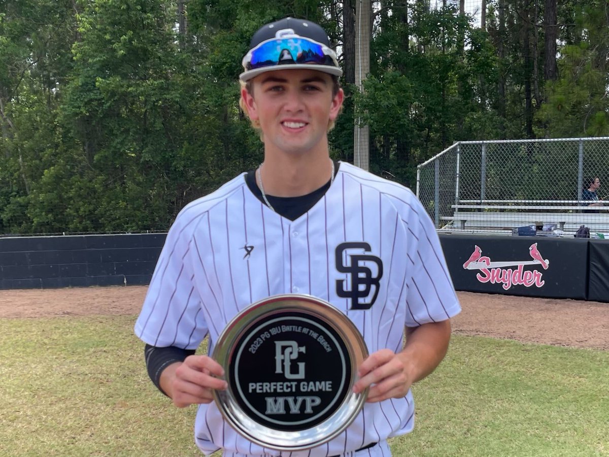 18U PG Battle at the Beach

🏆Champions: 3n2 Sticks Baseball 18U National
🥈Finalists: 5 Star Savannah 17U
🏅MVP: Drew Clymer
🏅MVPitcher: Cayden Shaw (Not Pictured)