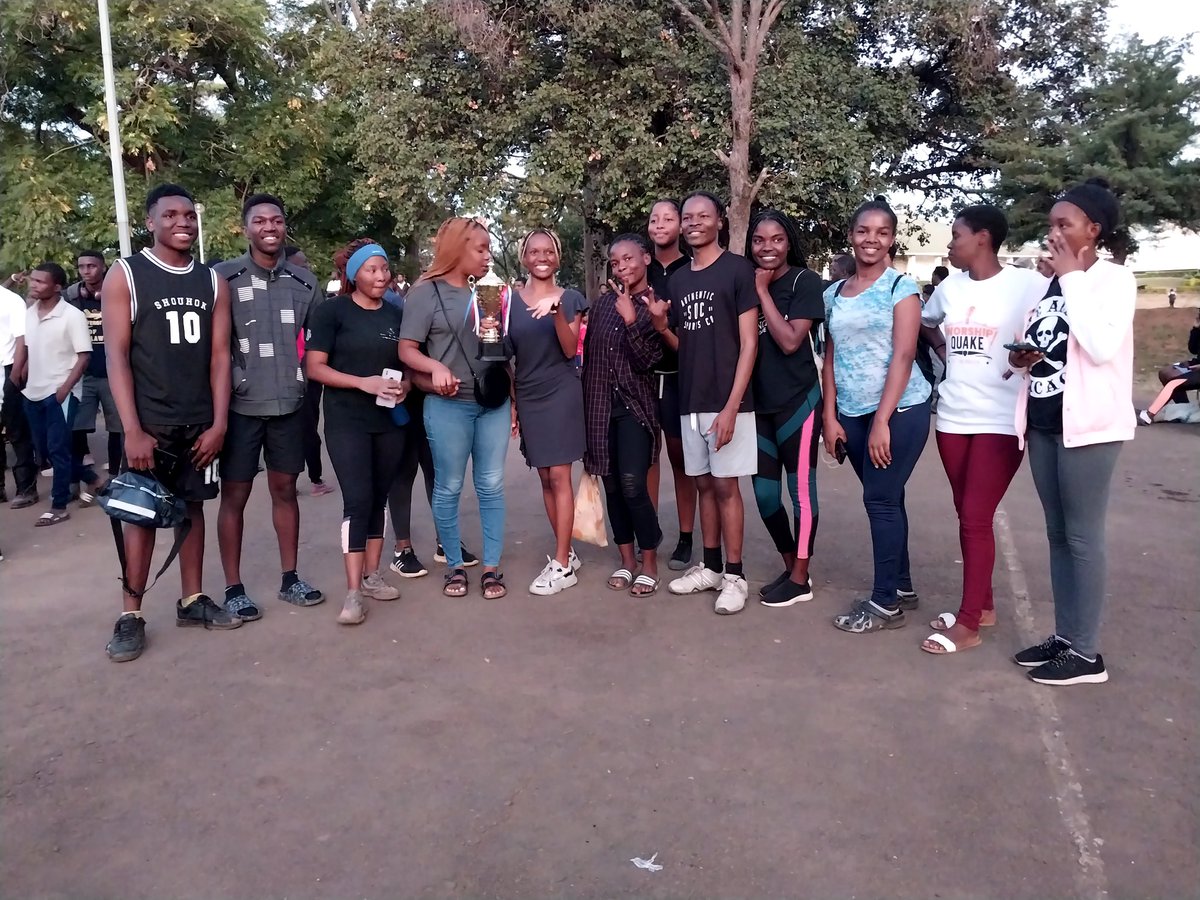 society_pas's tweet photo. Hello 👋 
The PAS Society participated in the Executive Dean's Trophy hosted by the School of Law, Economics and Governance (LEG).Here are some of the highlights of the award ceremony presided over by Prof. Happy Kayuni. The PAS society emerged victorious in the netball games🏆😁 https://t.co/KT8cfJr28O