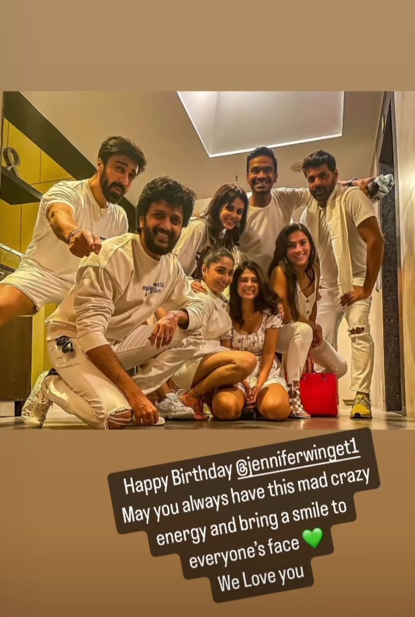 JWingetPedia's tweet photo. Genelia wishing Jen birthday via insta story 🥰 
HBD JENNIFER WINGET
#JenniferWinget https://t.co/nQq0ym9Bt0