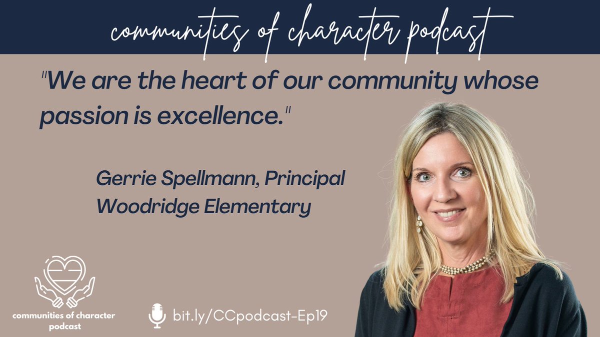 New episode dropped yesterday! @GerrieGerri shares so many nuggets for creating a positive, healthy school culture that infuses character development in everything. I would love for you to give it a listen! bit.ly/CCpodcast-Ep19
#charactermatters #inspiringcharacter