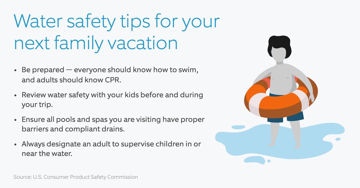 WashTwpPolice's tweet photo. Since this weekend was the unofficial start of summer, we want to provide you with some Water Safety Tips! https://t.co/V09VJdWrSJ