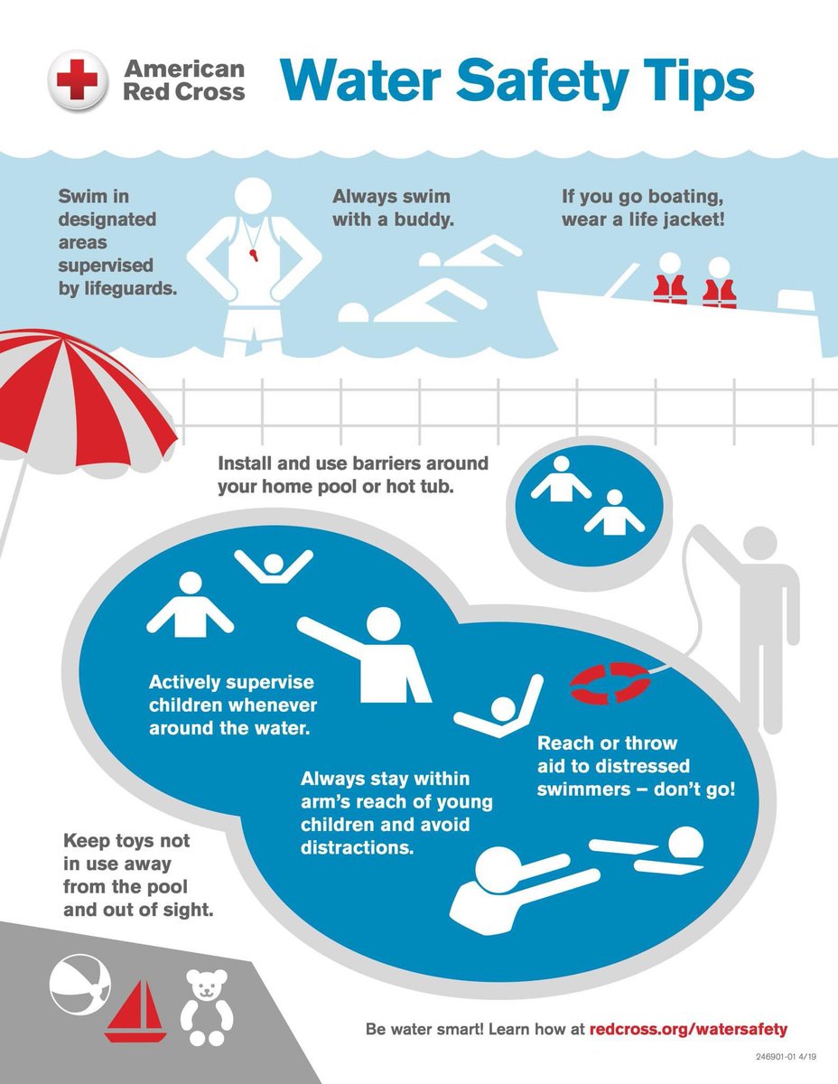 WashTwpPolice's tweet photo. Since this weekend was the unofficial start of summer, we want to provide you with some Water Safety Tips! https://t.co/V09VJdWrSJ
