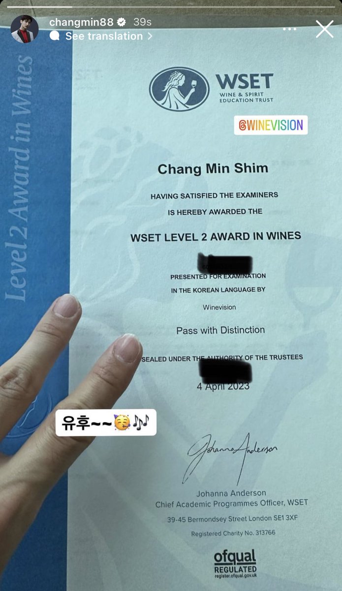 maxchangminPH's tweet photo. congratulations changmin 🍷 https://t.co/jkGWymLECv