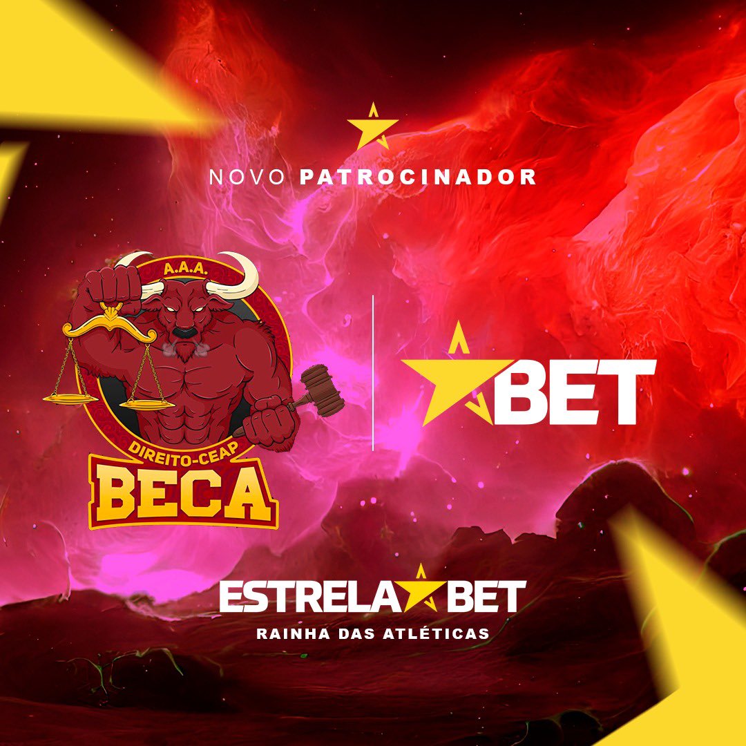 AtleticaBeca's tweet photo. Atenção meus Touros! Viemos com uma novidade incrível pra vocês! 🐂🫶🏼⚫️🟡🔴
A Beca vem informar uma parceria inédita no nosso estado:
Estrela Bet ⭐️
Estamos fechado com a maior empresa de apostas esportivas do Brasil!
@EstrelaBet x #GOBECA https://t.co/kVd4f9QLr1