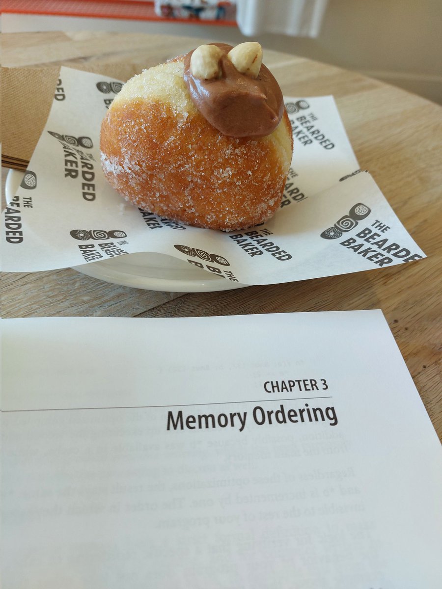 rustcpp_cardiff's tweet image. Virtual meetup tomorrow at the usual time, continuing our dive into Atomics and Locks with Chapter 3 on Memory Ordering 🦀 all welcome! Doughnuts optional, but it does make a great pairing for this chewy chapter 🍩 meetu.ps/e/M7ZKL/Bn3yK/i
