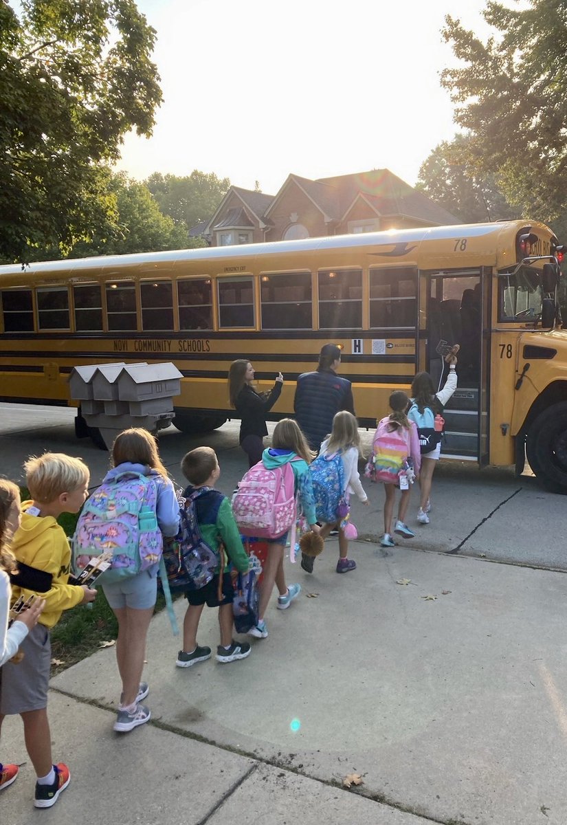 We have some pretty awesome bus drivers <a href="/NCSD/">Novi Community School District</a> . Extra special shout out for Novi’s Bus Driver Appreciation Week! Getting around all those orange cones isn’t easy this year! <a href="/ncsdbuses/">Cindy Valentine</a>