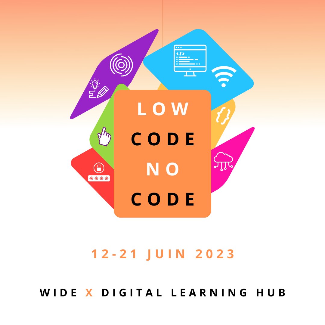 Découvrez les avantages et la pratique du Low-Code, No-Code, lors de notre formation de 5 jours !
Sessions  le 12, 14, 16 , 19 et 21 juin au <a href="/DLHubAPU/">DigitalLearningHub@APU</a>   de 9h à 17h
Inscription ici: bit.ly/43eDoQT
Places encore disponibles !
#lowcode #nocode #numerique #womenintech