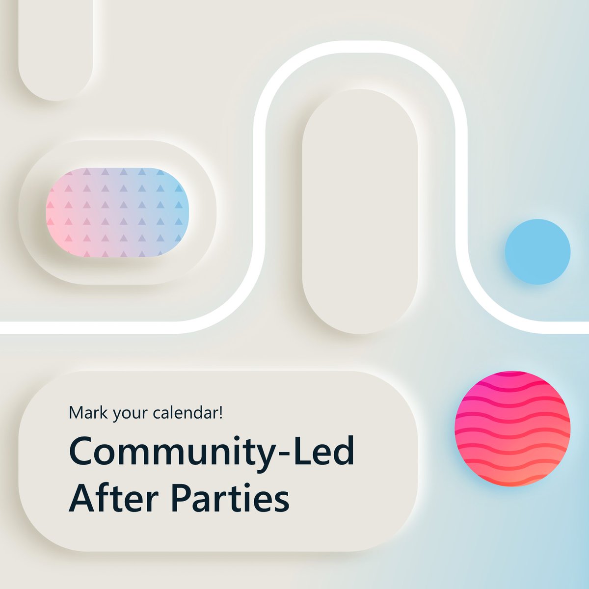 Get your party hats! 🥳 

Now through July 7, you can join Community-Led Parties to chat about your fave topics from #MSBuild. 😎

Find parties in your preferred timezone and language: msft.it/6010gjEmO