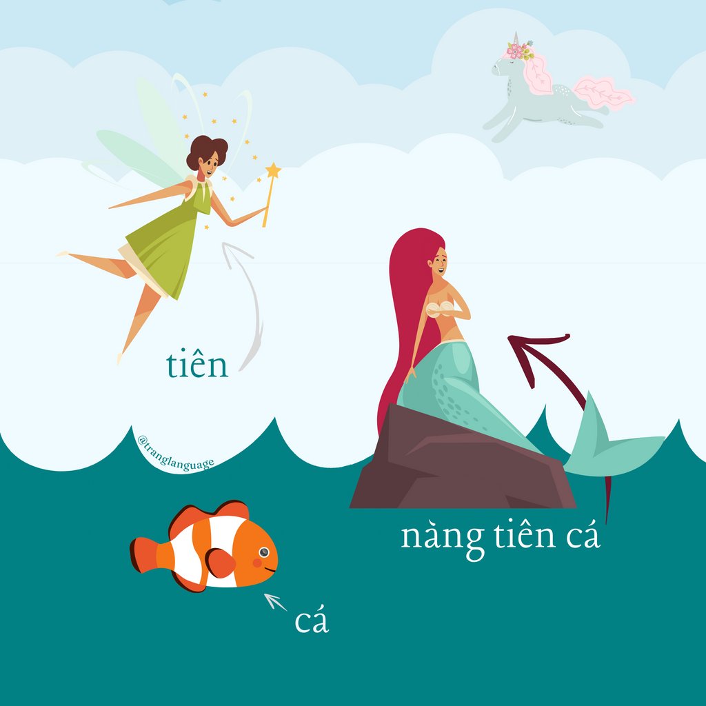 The word 'cá' is very ✨sustainable✨. It gets reused so often 😂
.
#tranglanguage #vietnameselanguage #learnvietnamese
#asianamerican #asianculture #bevietnamese #visitvietnam #hoctiengViet #tiengViet #languagelearning #learnviet #learnvietnameseonline #speakvietnamese