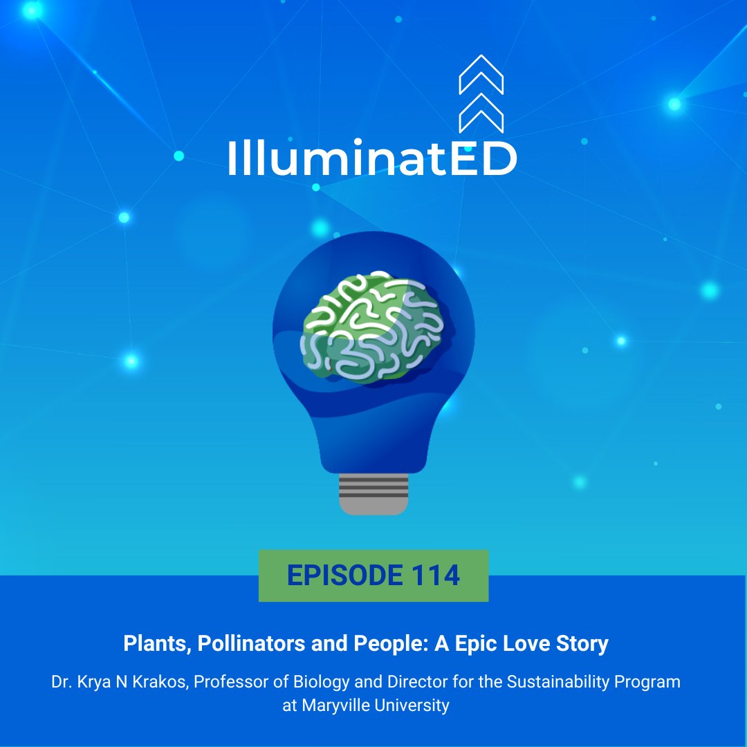 Episode 114: Plants, Pollinators and People: A Epic Love Story with Dr. Krya N Krakos, Professor of Biology and Director for the Sustainability Program at Maryville University is now up.
#illuminatedpodcast
Link to Podcast: tinyurl.com/yj6a42j2