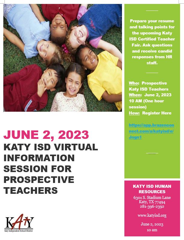 Katy ISD Human Resources Department tweet media