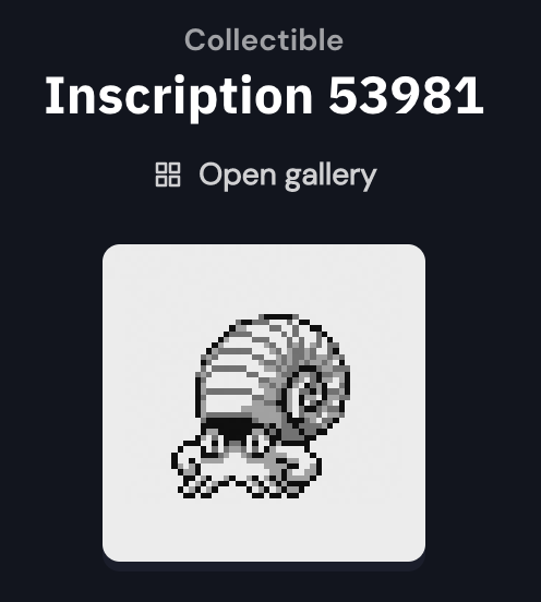 BitcoinPokemon's tweet photo. Wanna grab a new Pokemon?
We partner up with @PixelPlanetSOL to offer you..

🎁Inscription #53981 - Omanyte ! 🤩

Join our Discord to learn how to grab it !
https://t.co/9T4r3SPjhc https://t.co/idAbHyvmAa