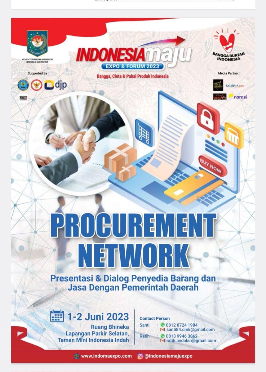 ditjenpolpum's tweet photo. Hallo sobat politik, jangan lupa untuk datang dan menyaksikan secara langsung Indonesiamaju Expo &amp; Forum 2023 di Taman Mini Indonesia Indah, Jakarta
Yuk cek detail kegiatan apa saja yang bisa kalian ikuti dalam postingan berikut
#akrabpolitik #DitienPolitikdanPum https://t.co/BDIy00WLxU