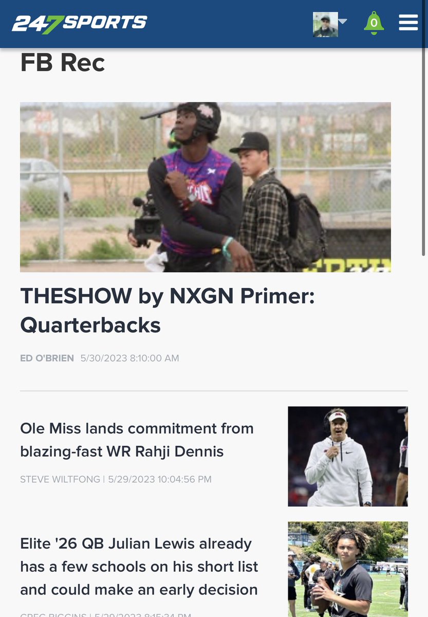 THESHOW by NXGN Primer: Quarterbacks @TheSHOWByNXGN @Preps_247 247sports.com/high-school/pe… @zander_smith15 @Tr3Williams @treyhedden3 @qb_zac @w_griffin11 @TjWilcox12 @Qb6Trae