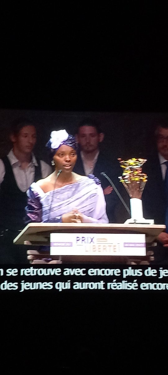 Hadja Idrissa Bah lauréate Prix Liberté 2023. #PrixLiberté #RégionNormandie