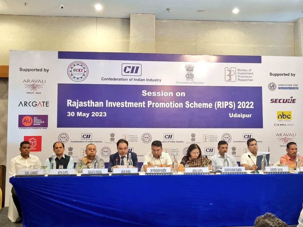 Rajasthan is at the junction of being a #powerhouse in green change, #innovation &amp; #technology. With the right investments, the state's development will be augmented multifold. Had the opportunity to chair the key initiative of #Rajasthan Investment Promotion Scheme 2022