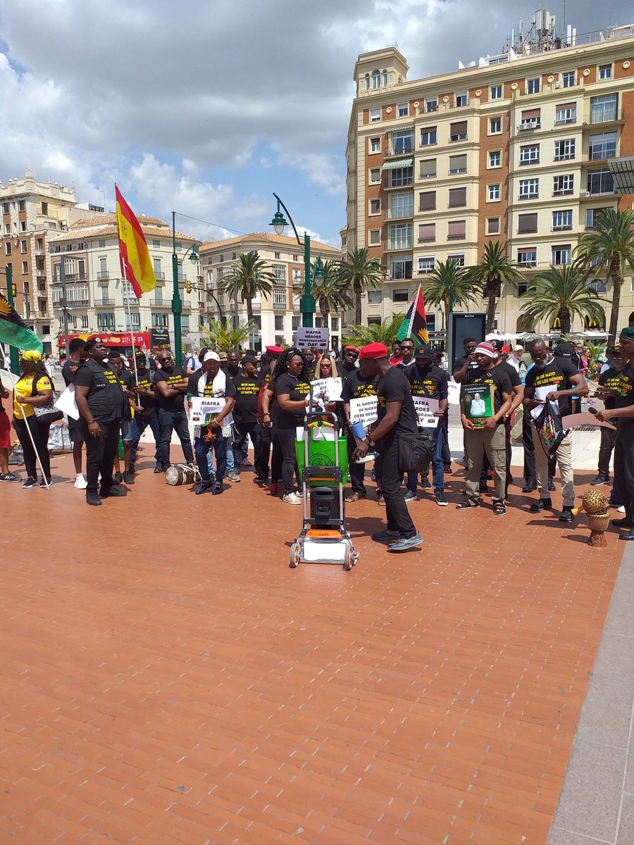 #IPOB #Spain 30th May Celebration in Malaga 
We must remember and honor them . @real_IpobDOS @ForeignPolicy @_AfricanUnion @mfa_russia @KremlinRussia_E @UKinNigeria @10DowningStreet @StateDept @FoxNews 
#BiafraHeroesDay
#Biafrans
#BiafraGenocide