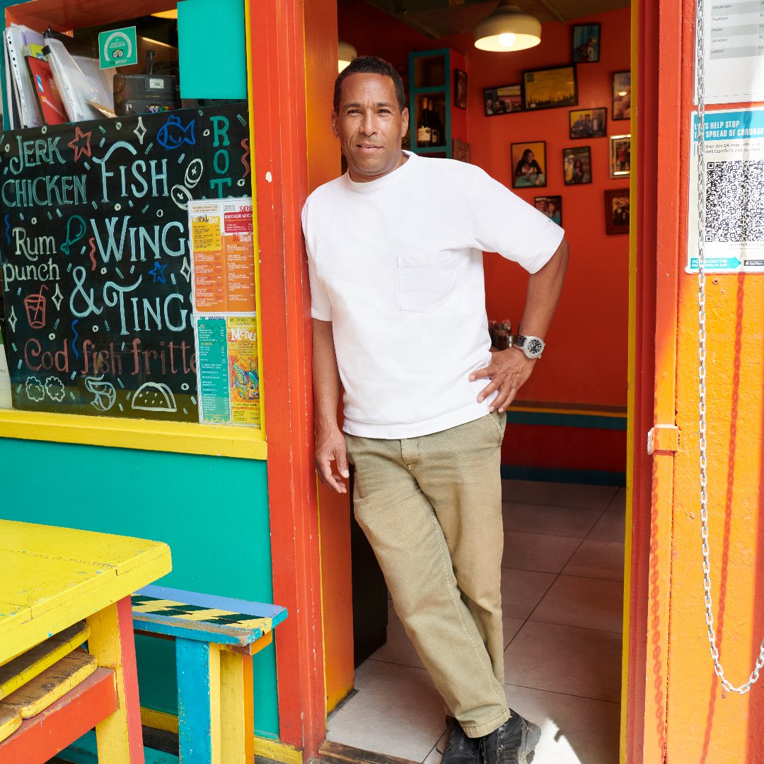 Meet Brian Danclair, founder of Brixton institution, @fishwingstings and this week's #HighStreetHero. Born and raised in Trinidad and Tobago, his passion for food & people flourished. At 19, he moved to the US, immersing himself in diverse culinary experiences...