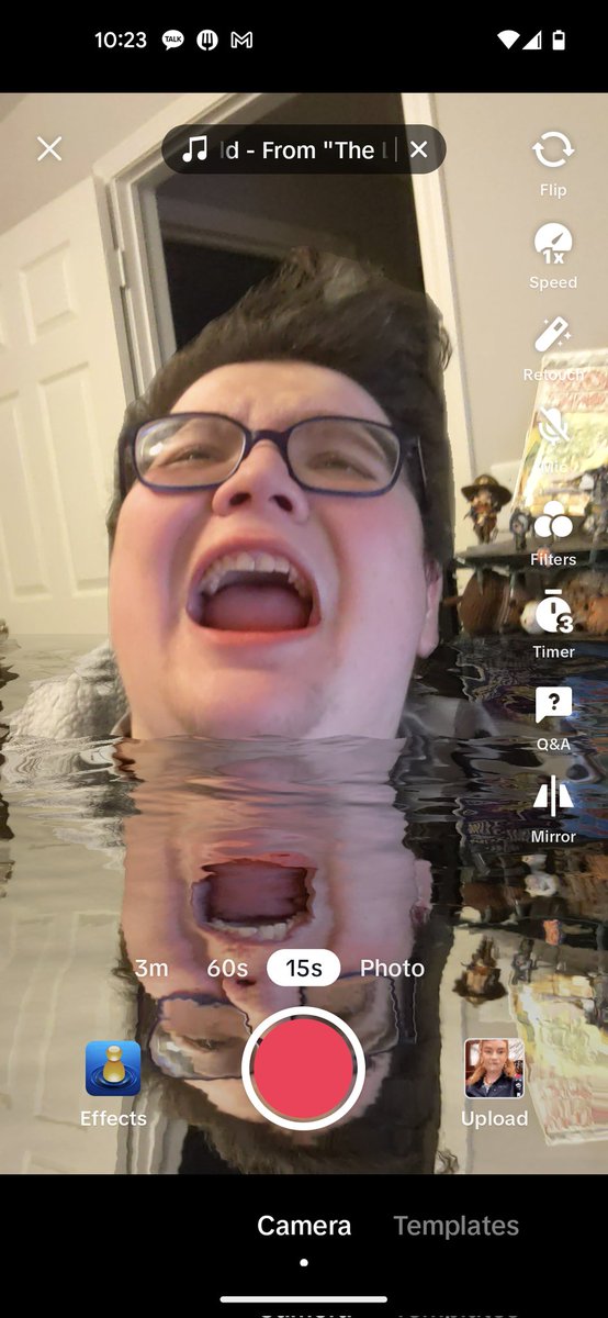 AcornTwee's tweet photo. @RhenegadeG Here's a reenactment of that one swimming pool meme featuring me. https://t.co/mUD1pwUoH0