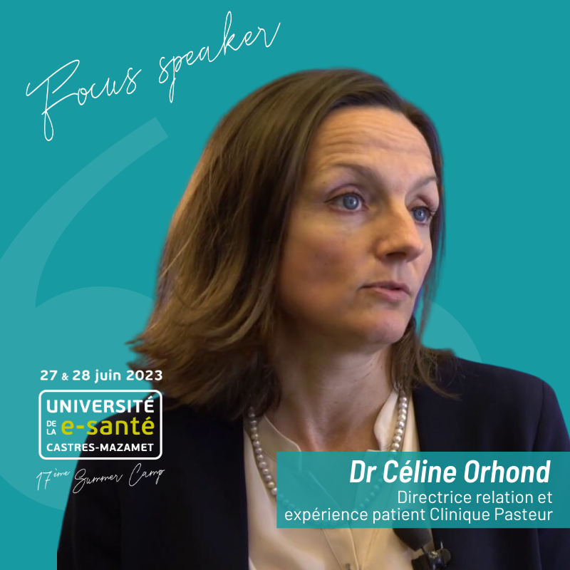🔎Focus Speaker #univesante 
✔️Dr Céline Orhond
<a href="/cliniquepasteur/">Clinique PASTEUR Toulouse</a> 

➡️ Atelier "Le numérique au service de l’expérience #patient : oasis ou mirage ?" 

Co organisé par <a href="/Fr_Assos_Sante/">France Assos Santé</a>

universite-esante.com/session/le-num…

#eHealth #hcsmeufr #innovation #sante #hopital #parcourspatient #esante