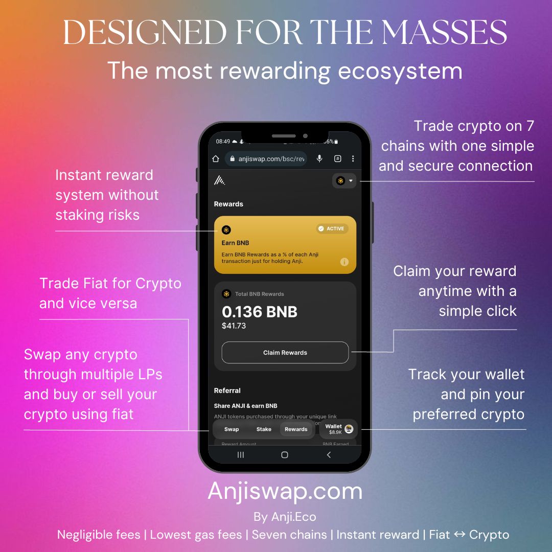 Have you tried trading on @Anjiswapcom? Our efficient router enables you to save significantly on gas fees and trade with just a 0.2% transaction fee. #crypto #trading #DeFi #Anjiswap #anjieco