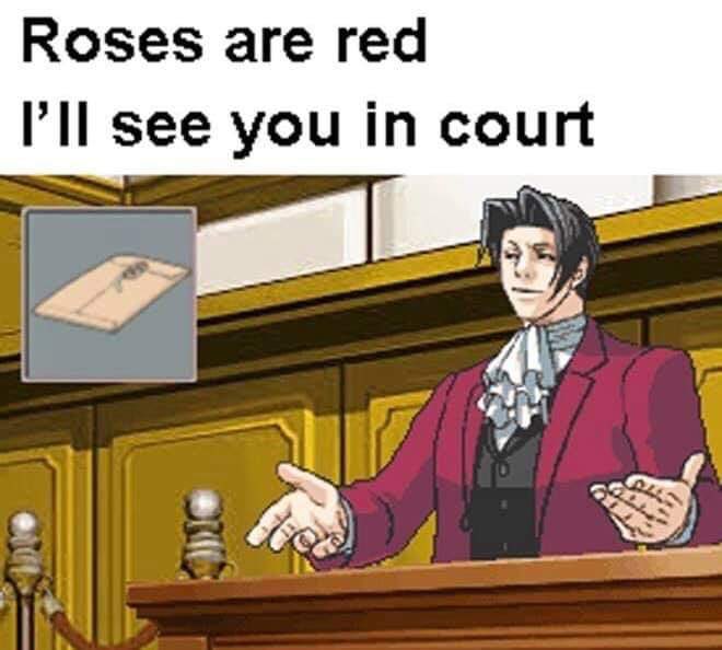 I haven’t seen this trend for Ace Attorney yet, so qrt and post your favorite ace attorney memes.